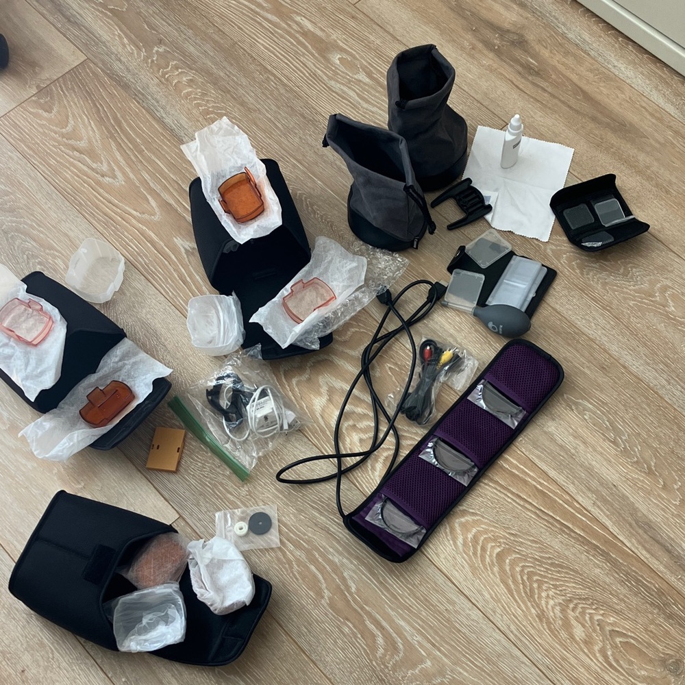 Photography Accessory Set with Filters and Cases